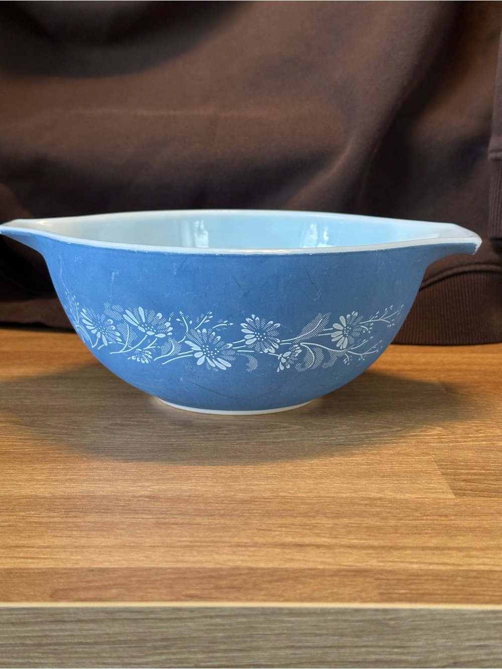 Vintage Pyrex Colonial Mist Blue 442 Cinderella Mixing Bowl 1.5L USA